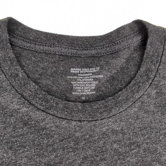 Ciroc Mango Dark Distressed Gray/Grey Crewneck Men's T-shirt/Tee - Size M - GUC - Picture 3 of 9